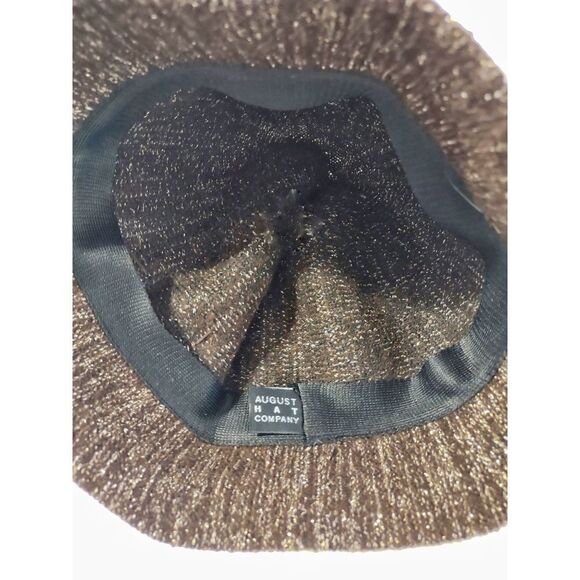 ‎August Hat Co. Brown Silver Wool Blend Cap OS - Picture 5 of 5